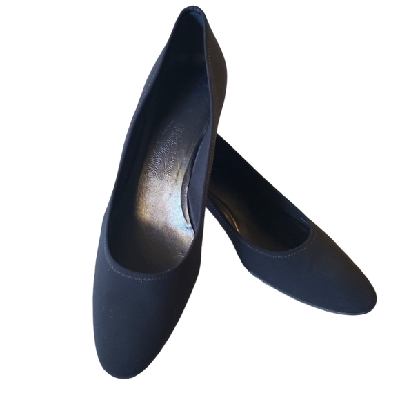 SALVATORE Ferragamo Nylon Pump Shoes Size 8.5 - Picture 1 of 13